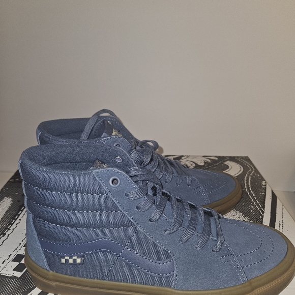 Vans Skate Sk8-Hi Vintage Shoe Blue - Picture 16 of 16